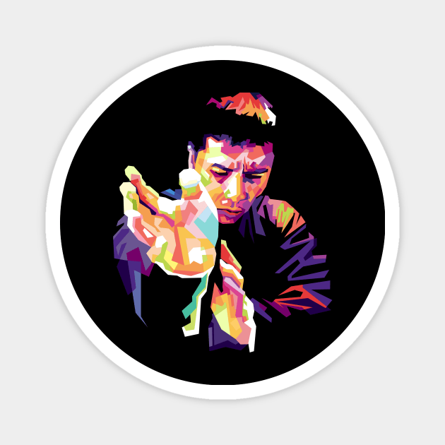 Donnie yen in action Magnet by Danwpap2